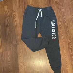 Size small grey hollister jogger/sweatpants